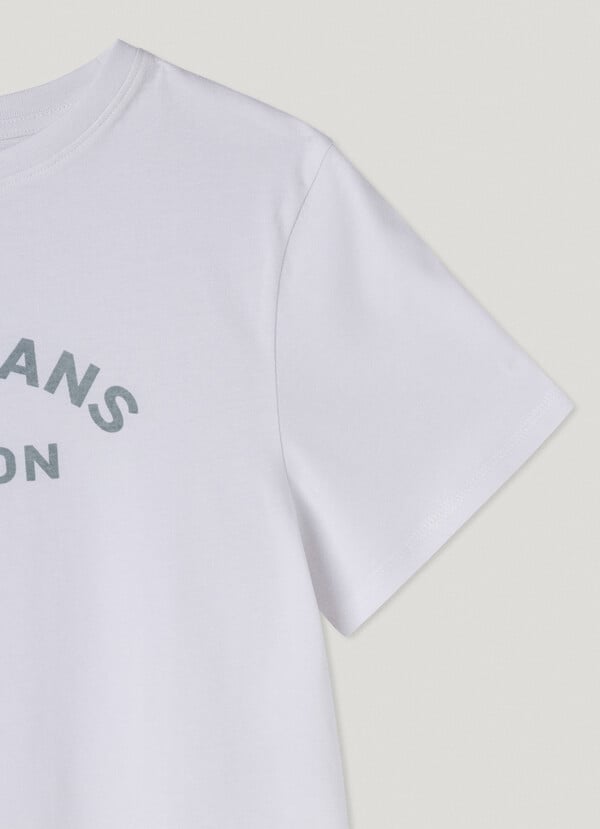 Pepe Jeans Camiseta Logo Estampado Fit Relaxed