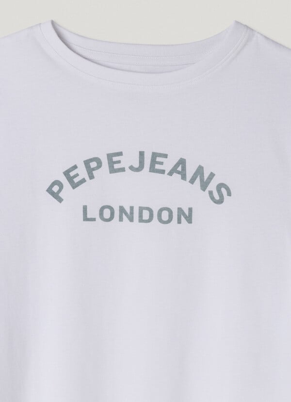 Pepe Jeans Camiseta Logo Estampado Fit Relaxed