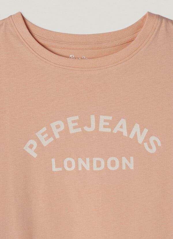 Pepe Jeans Camiseta Logo Estampado Fit Relaxed