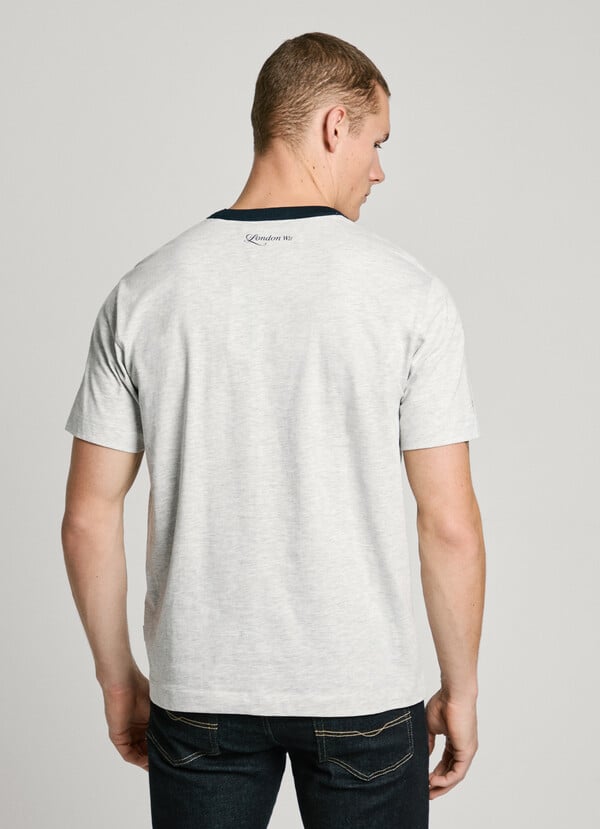 Pepe Jeans Camiseta Logo Estampado Fit Relaxed