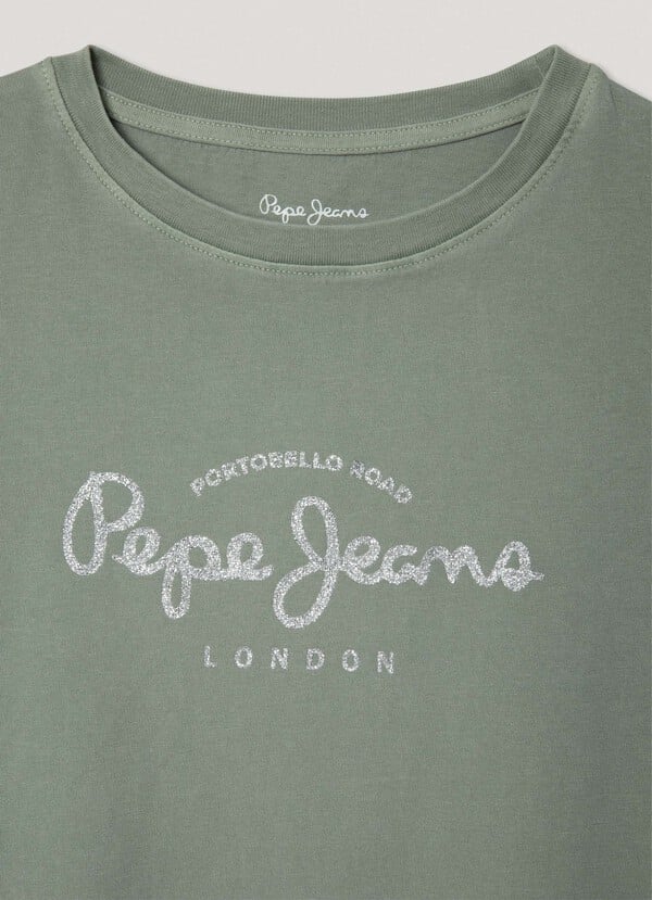 Pepe Jeans Camiseta Logo Estampado Fit Relaxed