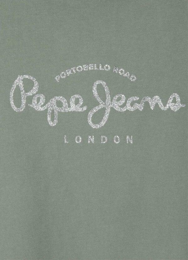 Pepe Jeans Camiseta Logo Estampado Fit Relaxed