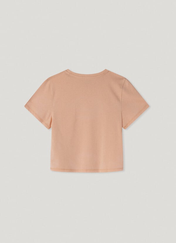 Pepe Jeans Camiseta Logo Estampado Fit Relaxed