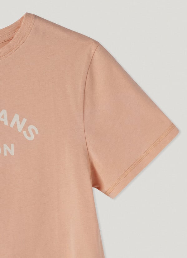 Pepe Jeans Camiseta Logo Estampado Fit Relaxed