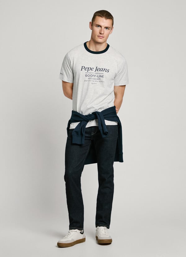 Pepe Jeans camiseta logo estampado fit relaxed