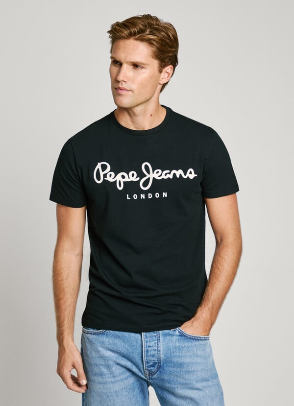 Pepe Jeans camiseta logo estampado fit slim