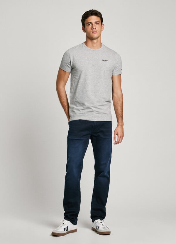Pepe Jeans Camiseta Logo Estampado Fit Slim