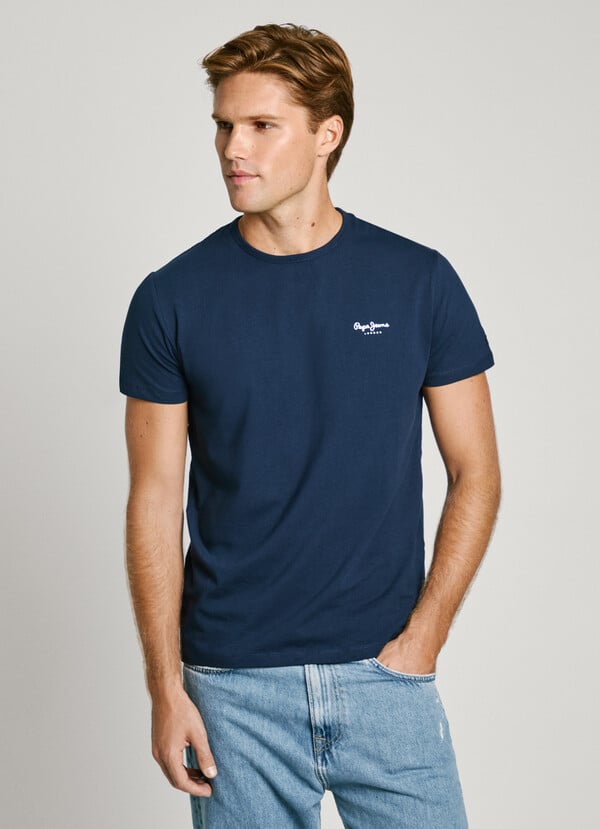 Pepe Jeans camiseta logo estampado fit slim