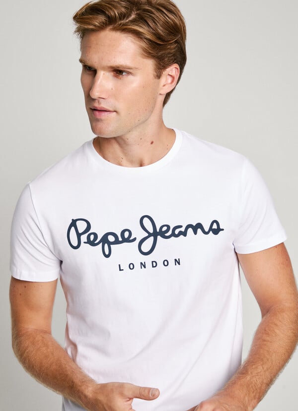 Pepe Jeans camiseta logo estampado fit slim