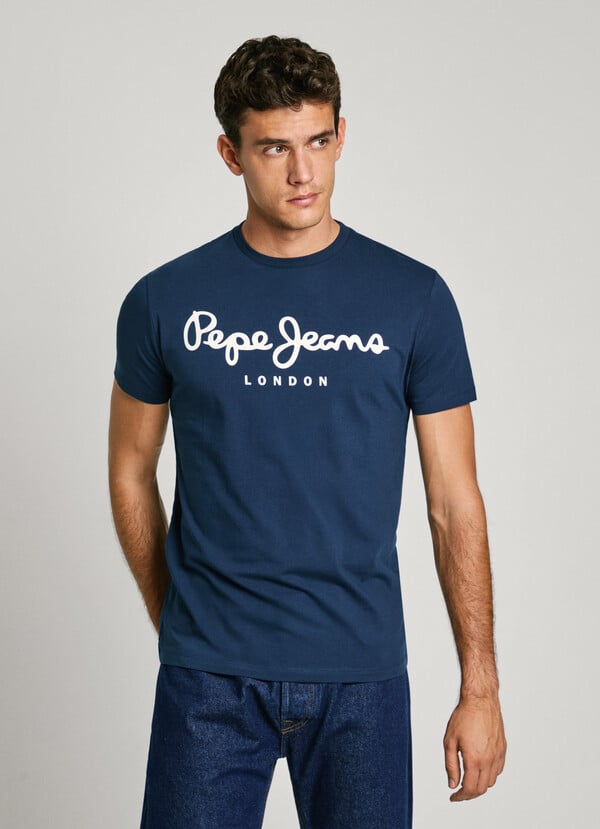 Pepe Jeans camiseta logo estampado fit slim