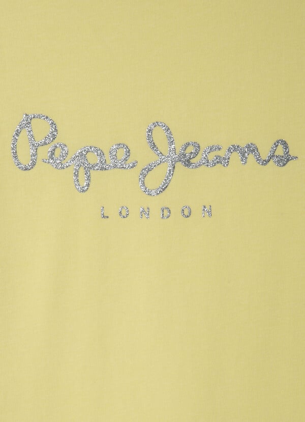 Pepe Jeans Camiseta Logo Estampado Fit Slim