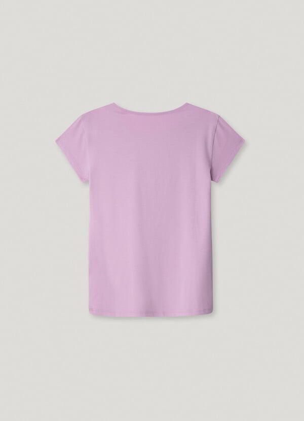 Pepe Jeans Camiseta Logo Estampado Fit Slim