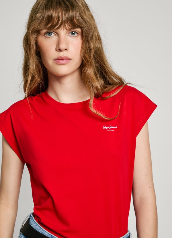 Pepe Jeans camiseta logo estampado fit slim