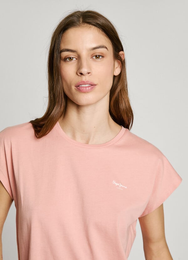 Pepe Jeans Camiseta Logo Estampado Fit Slim