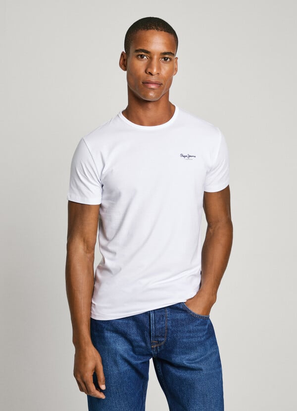 Pepe Jeans camiseta logo estampado fit slim