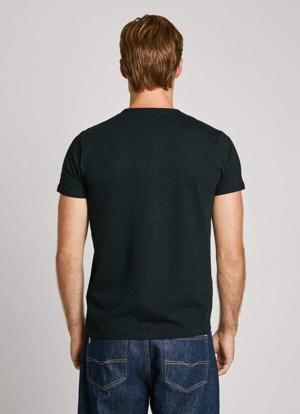 Pepe Jeans Camiseta Logo Estampado Fit Slim