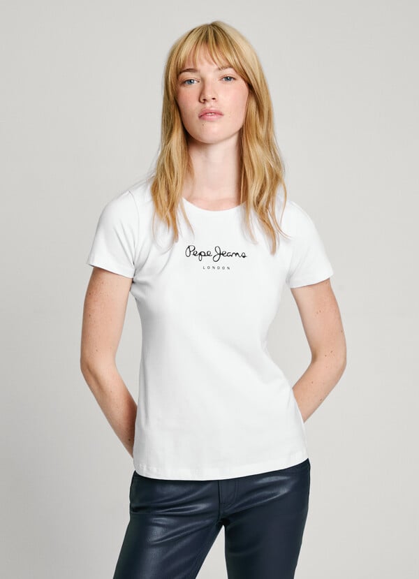 Pepe Jeans camiseta logo estampado fit slim