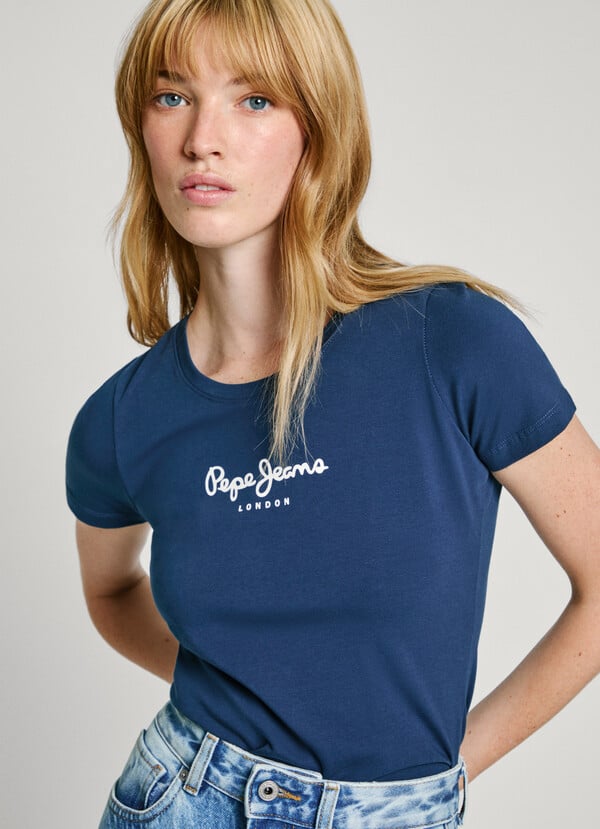 Pepe Jeans camiseta logo estampado fit slim