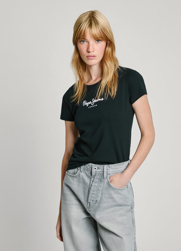 Pepe Jeans camiseta logo estampado fit slim