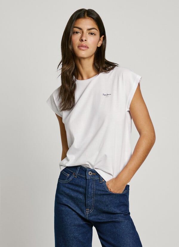 Pepe Jeans camiseta logo estampado fit slim