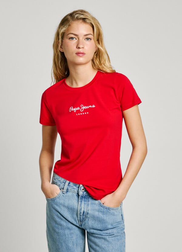 Pepe Jeans camiseta logo estampado fit slim
