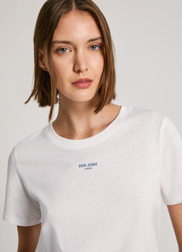 Pepe Jeans camiseta logo estampado fit slim