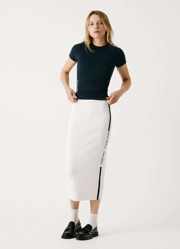 Pepe Jeans Camiseta Logo Estampado Fit Slim