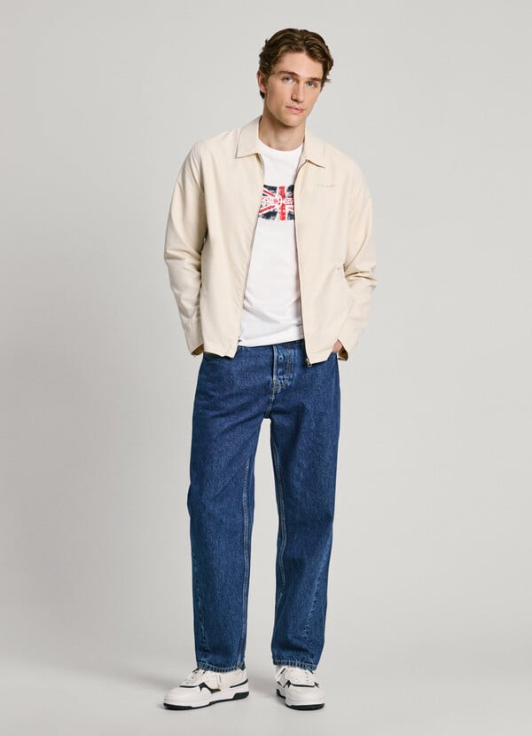 Pepe Jeans Camiseta Logo Union Jack Fit Regular