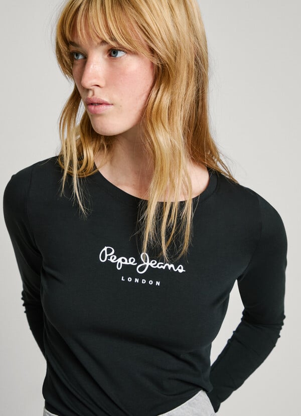 Pepe Jeans Camiseta Manga Larga Fit Slim