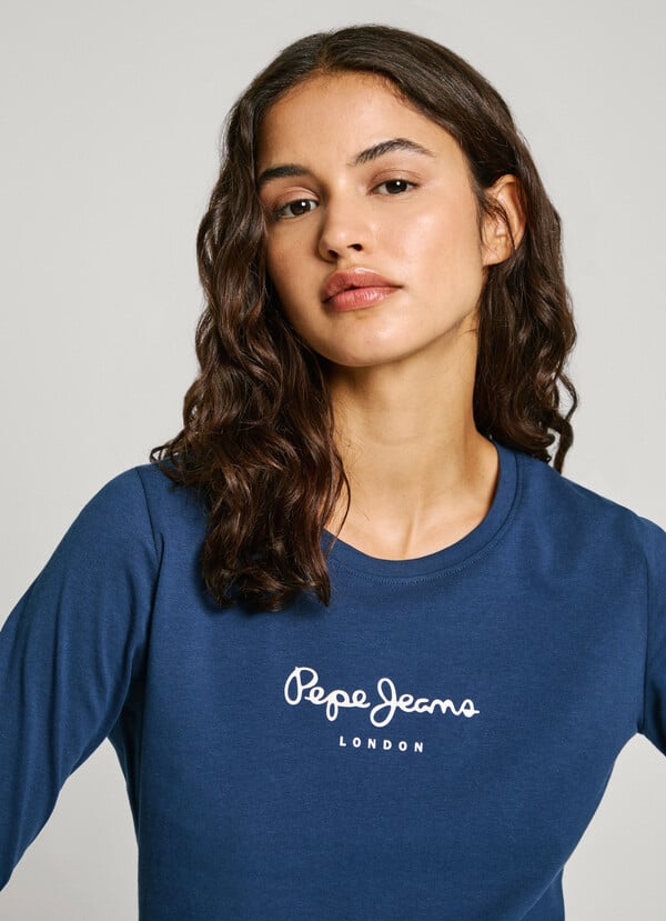 Pepe Jeans Camiseta Manga Larga Fit Slim
