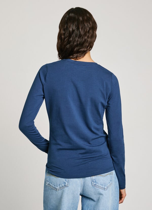 Pepe Jeans Camiseta Manga Larga Fit Slim