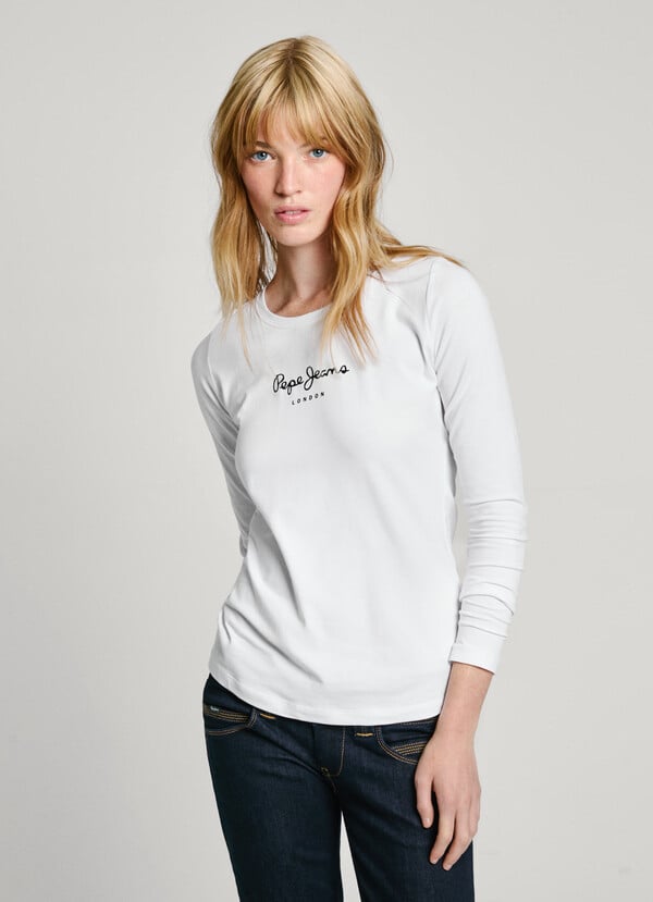 Pepe Jeans Camiseta Manga Larga Fit Slim