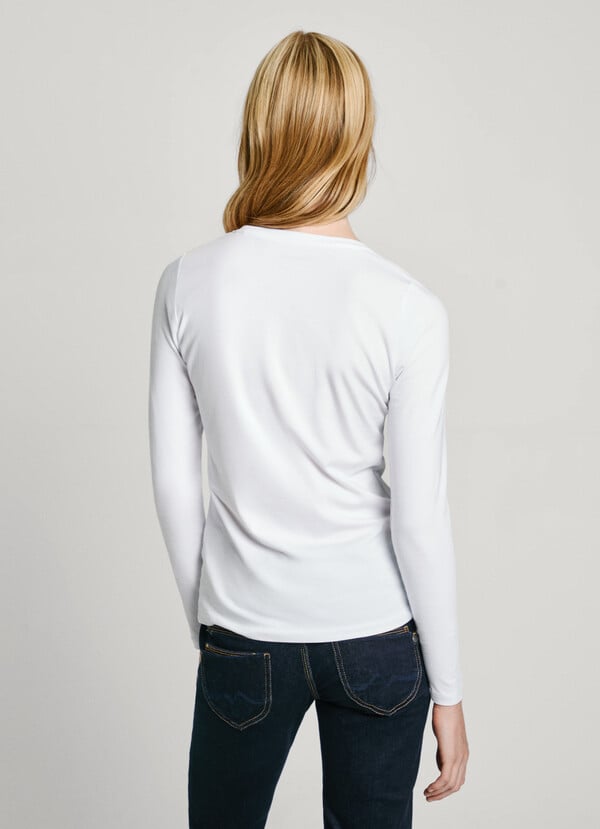 Pepe Jeans Camiseta Manga Larga Fit Slim