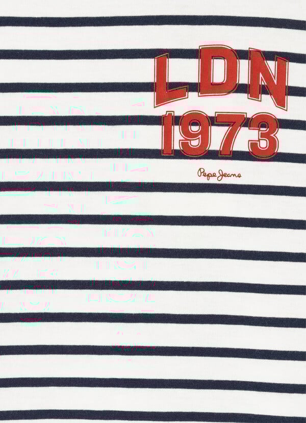 Pepe Jeans Camiseta Rayas Fit Relaxed