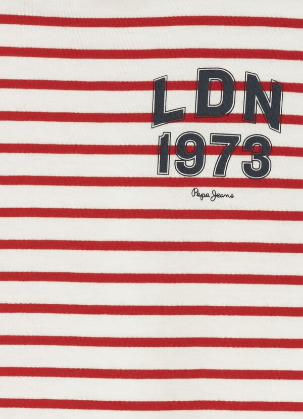 Pepe Jeans Camiseta Rayas Fit Relaxed