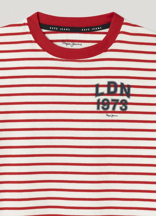 Pepe Jeans Camiseta Rayas Fit Relaxed