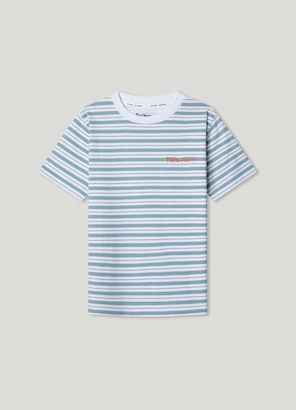 Pepe Jeans camiseta rayas logo estampado