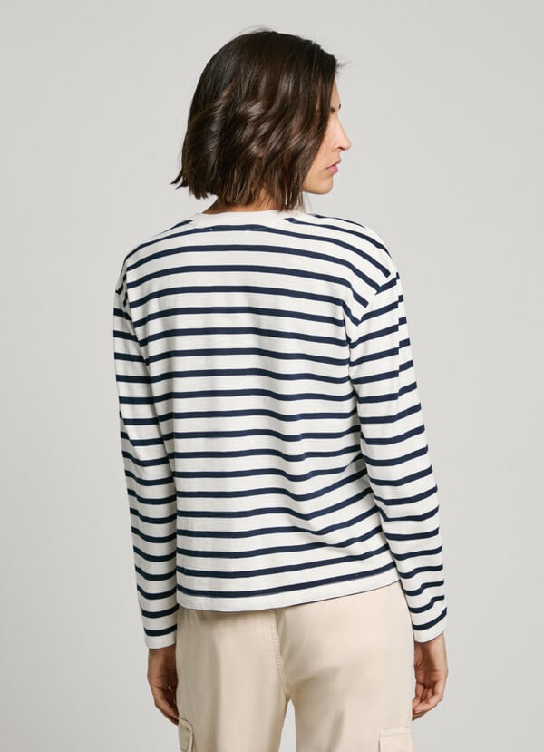 Pepe Jeans Camiseta Rayas Manga Larga