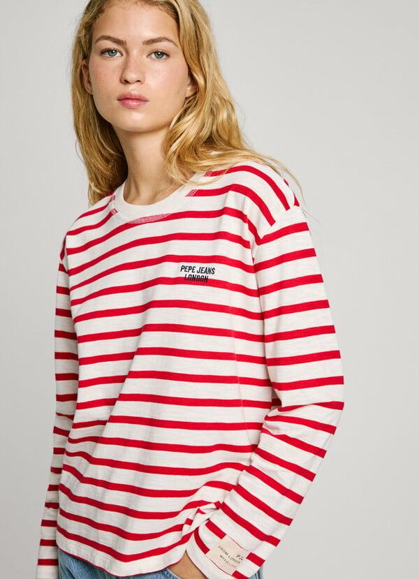 Pepe Jeans Camiseta Rayas Manga Larga