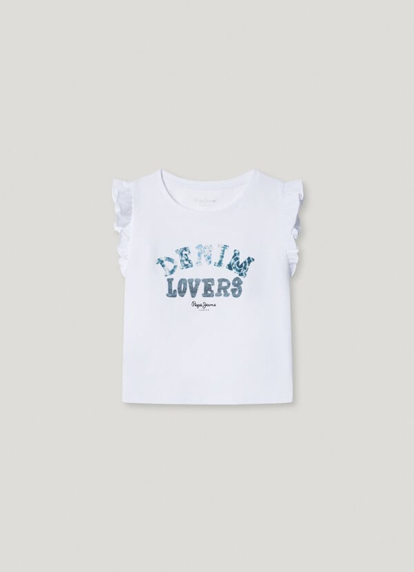 Pepe Jeans camiseta sin mangas fit cropped