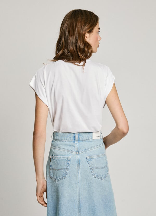 Pepe Jeans Camiseta Sin Mangas Logo Calado
