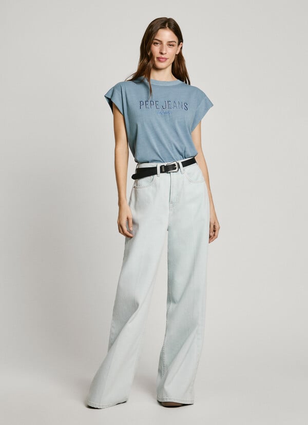 Pepe Jeans Camiseta Sin Mangas Logo Calado