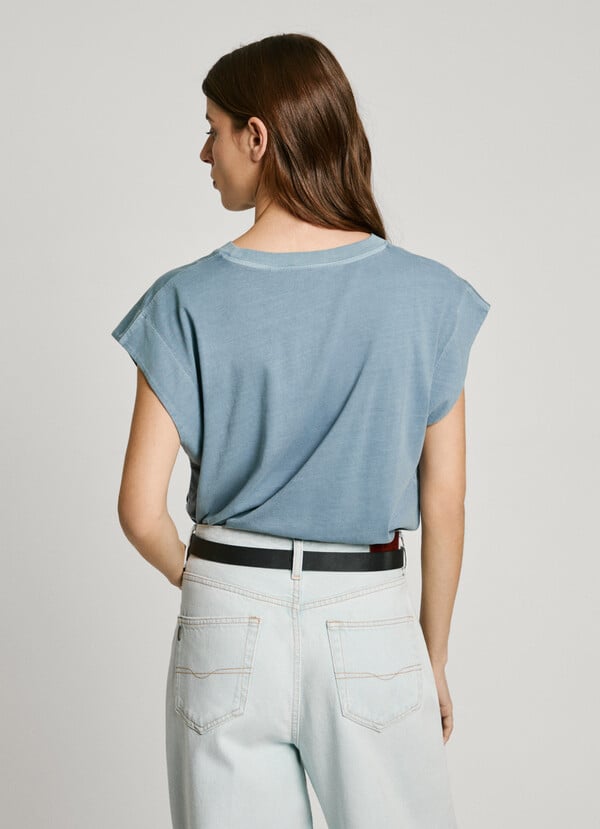 Pepe Jeans Camiseta Sin Mangas Logo Calado