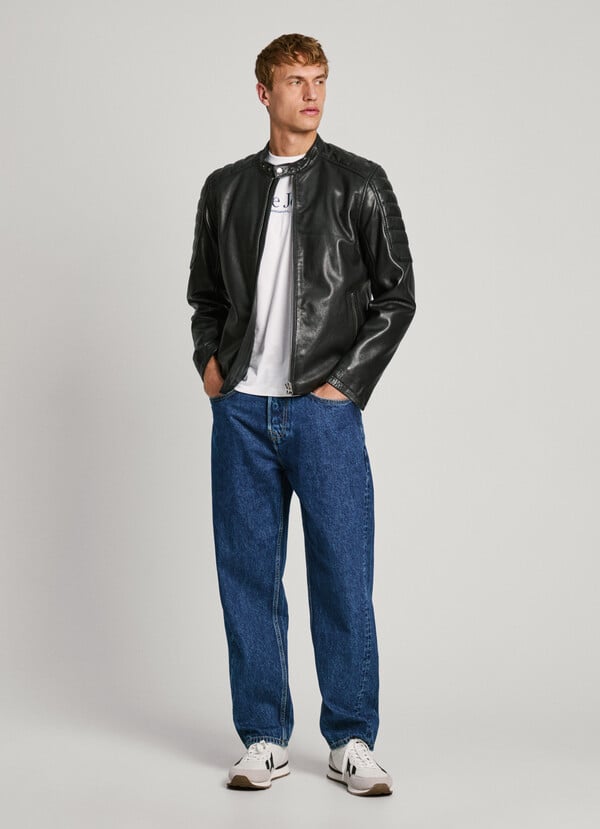 Pepe Jeans Cazadora Biker De Piel