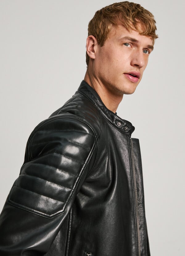 Pepe Jeans Cazadora Biker De Piel