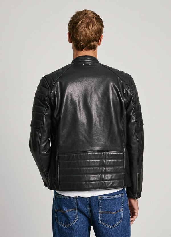 Pepe Jeans Cazadora Biker De Piel