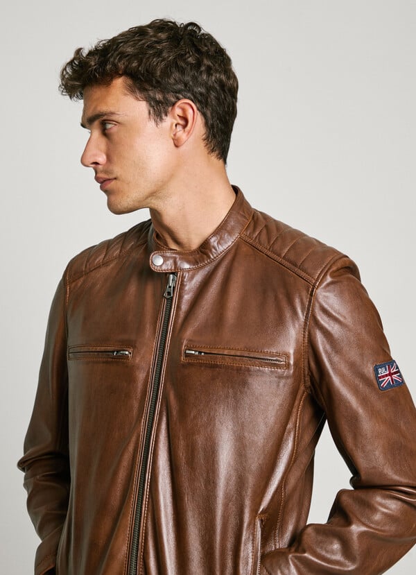 Pepe Jeans Cazadora Biker Piel
