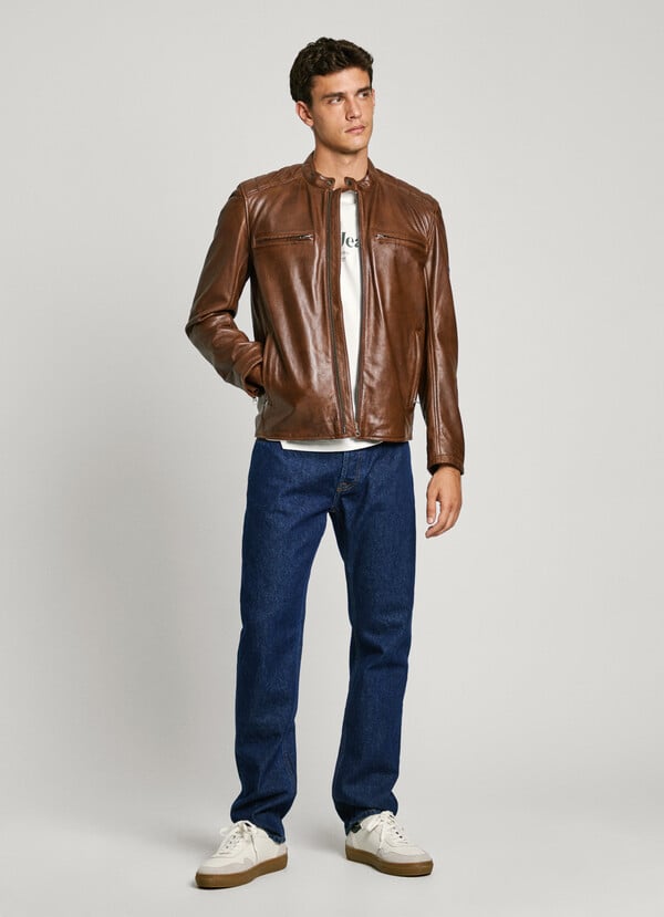 Pepe Jeans Cazadora Biker Piel