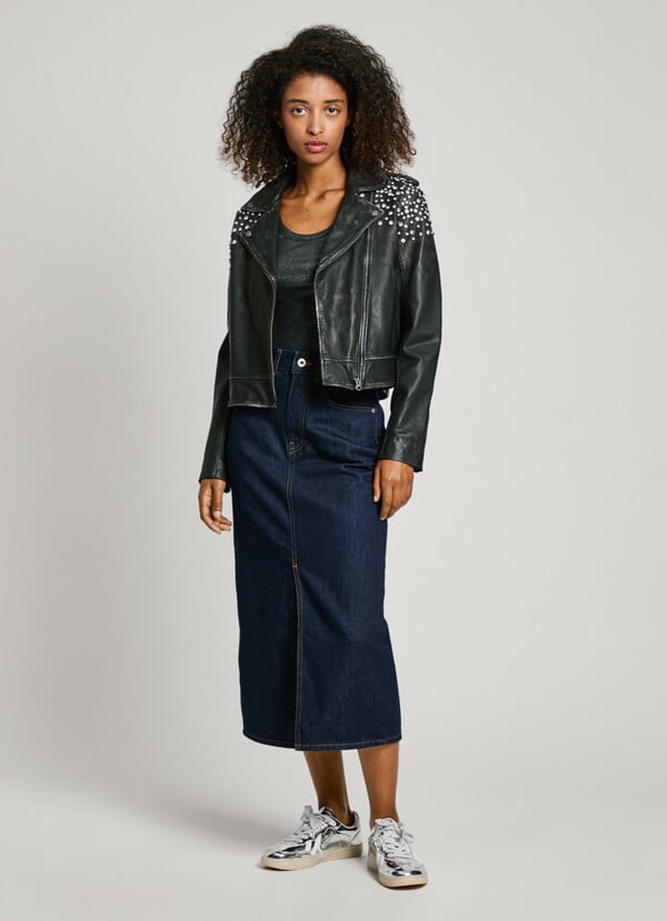 Pepe Jeans Cazadora Biker Piel