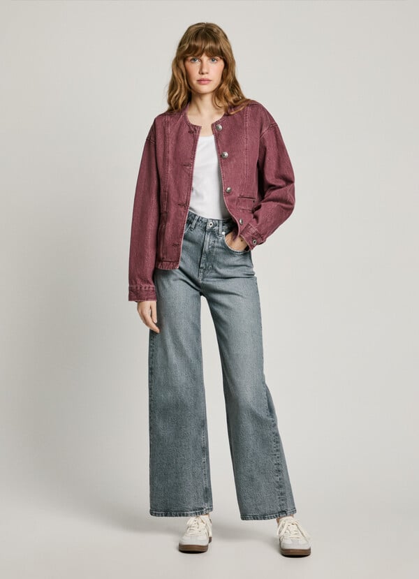 Pepe Jeans Cazadora Denim Cuello Redondo